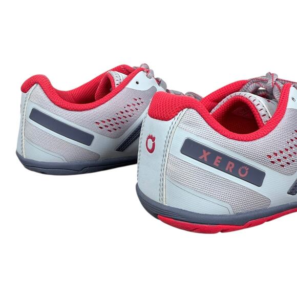 Xero HFS Lightweight Barefoot Sneaker Silver Blue Size 9.5 Road Running Fitness - Picture 3 of 11